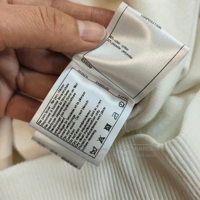 Chanel Chanel Three-dimensional water drop white short sleeves Size XXS / US 00 / IT 34 - 6 Thumbnail