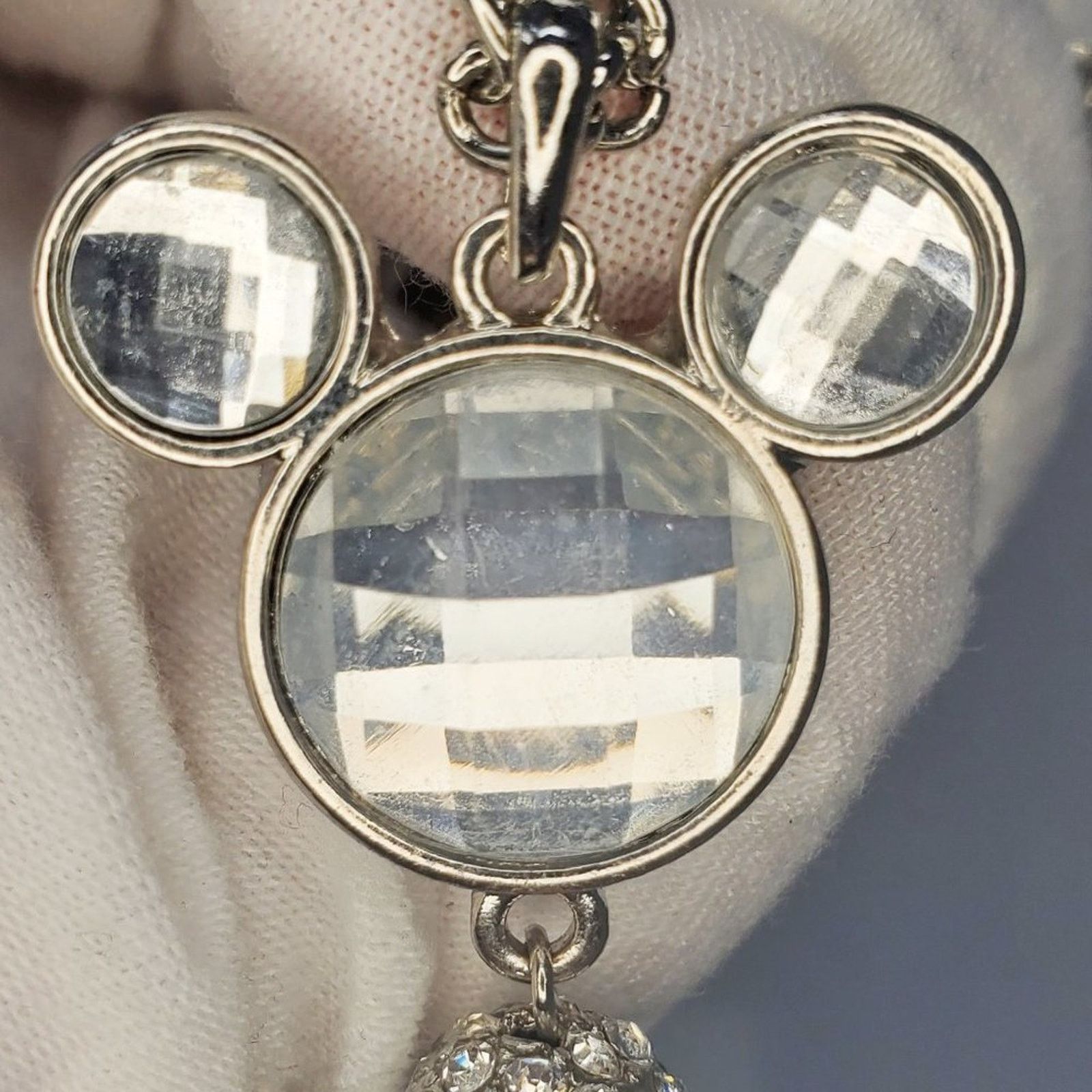 Disney Disney Mickey Mouse Rhinestone Necklace w Tassel Size ONE SIZE - 6 Thumbnail