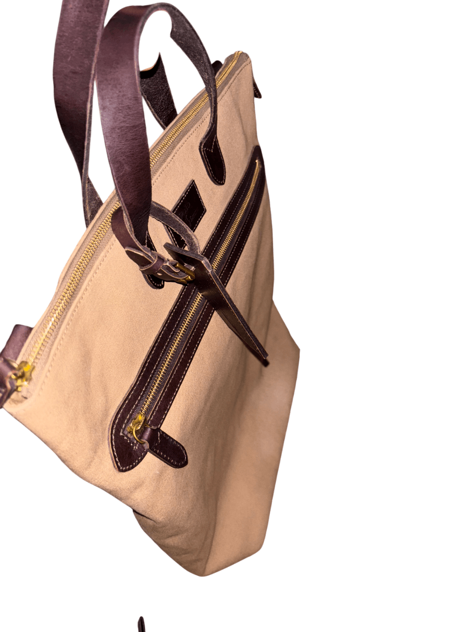 Polo Ralph Lauren POLO RALPH LAUREN canvas - leather trim oversized tote bag Size ONE SIZE - 4 Thumbnail