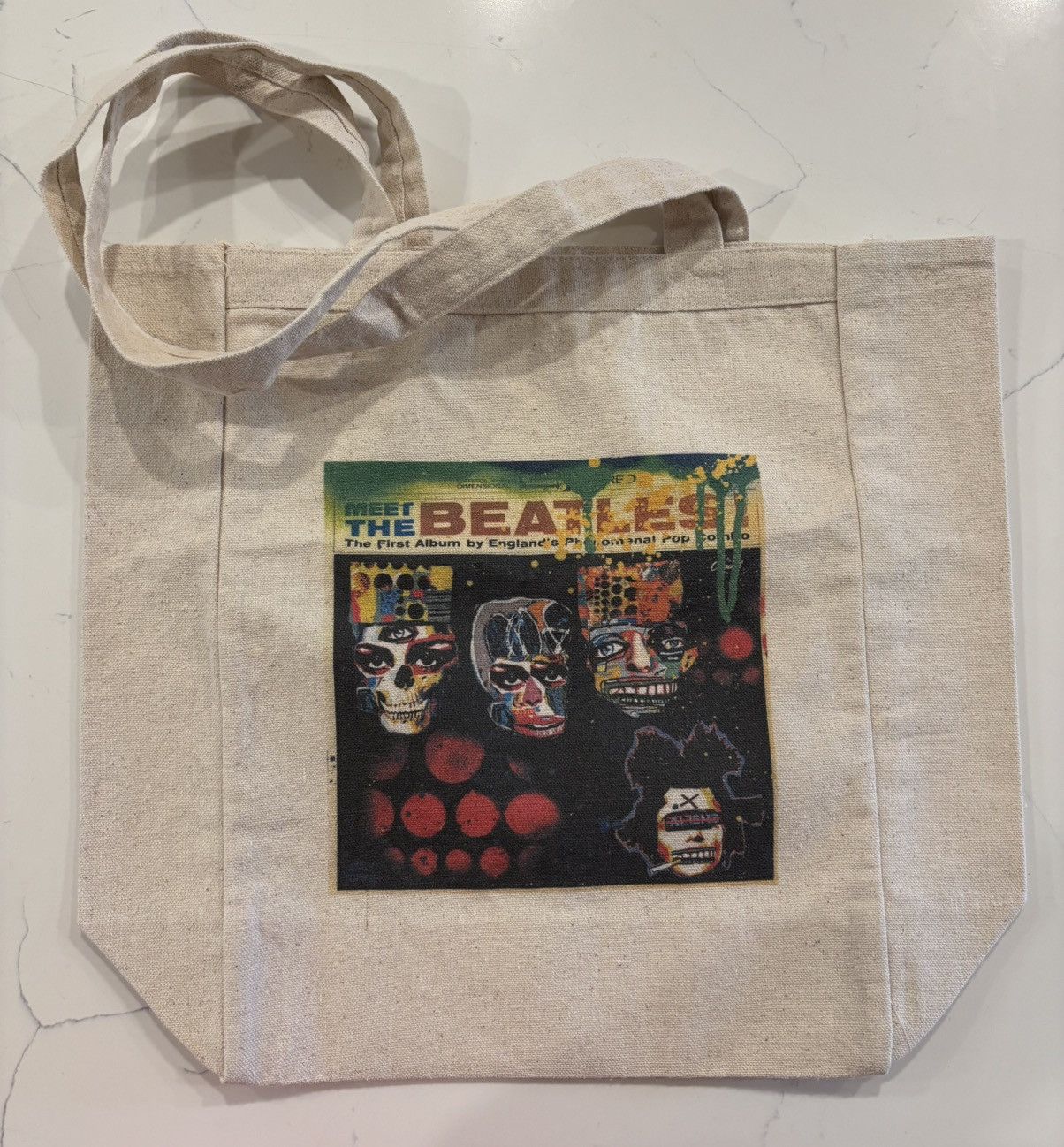 Other Cash Money Aliens The Beatles Canvas Tote Bag by Joey Mars Size ONE SIZE - 2 Thumbnail