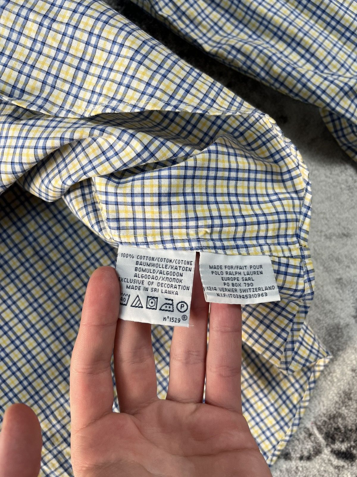 Polo Ralph Lauren Ralph Lauren Custom Fit Check Shirt XL Size US XL / EU 56 / 4 - 8 Thumbnail