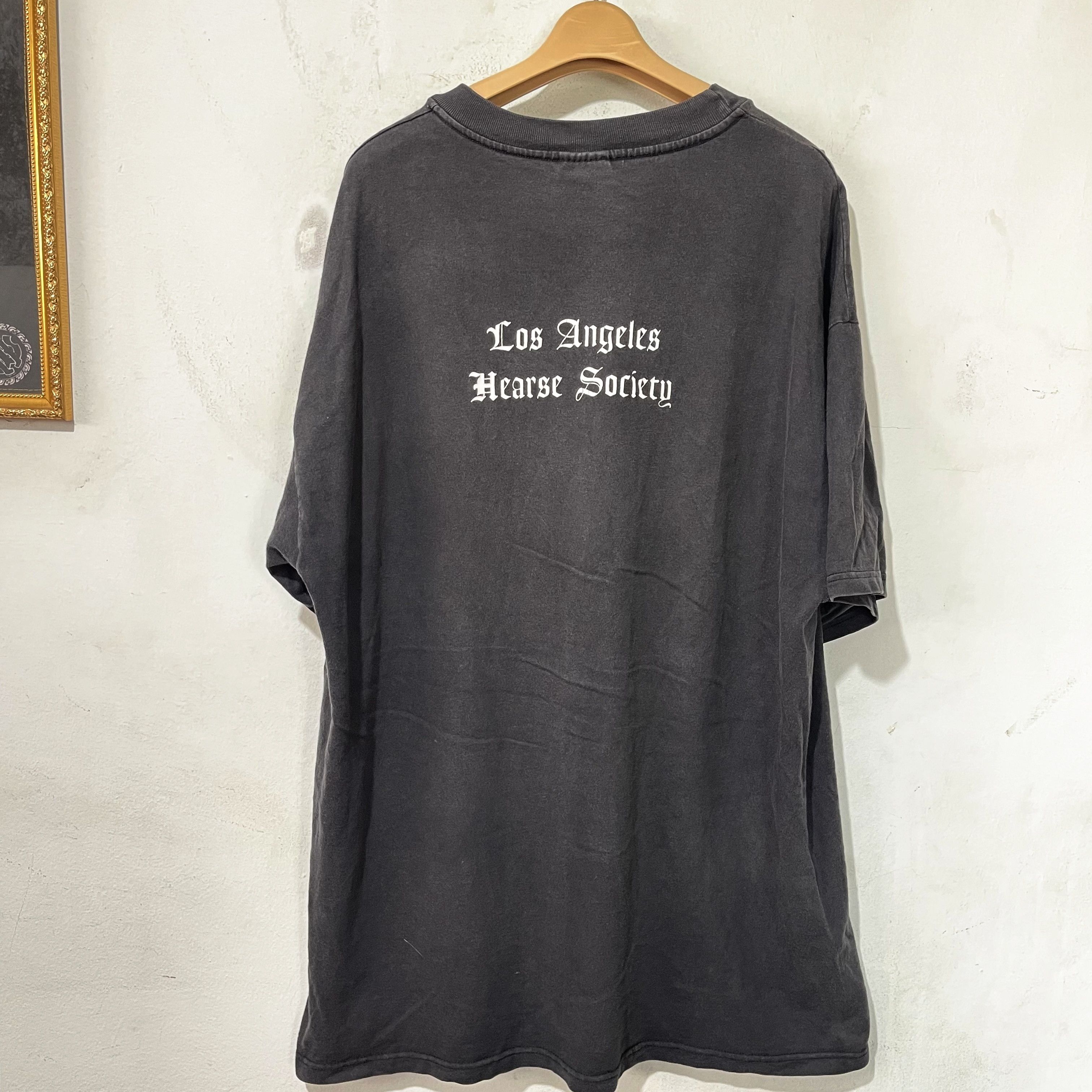 Vintage Vintage 90s Gothic Hearse T-Shirt Size US XL / EU 56 / 4 - 4 Thumbnail