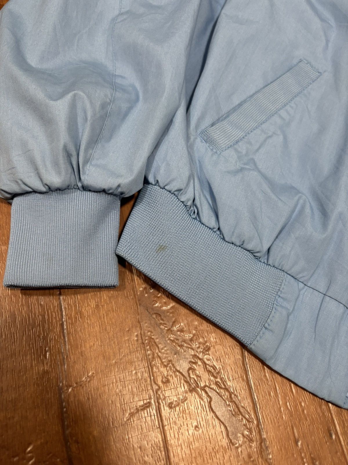 Members Only × Vintage Vintage Members Only Jacket Light Blue Full Zip Bomber Size US M / EU 48-50 / 2 - 2 Thumbnail