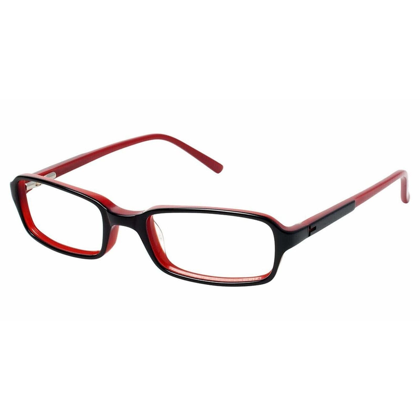 Ted Baker TED BAKER JUST KIDDING B924 BLACK RED EYEGLASSES 46-16 Size ONE SIZE - 1 Thumbnail