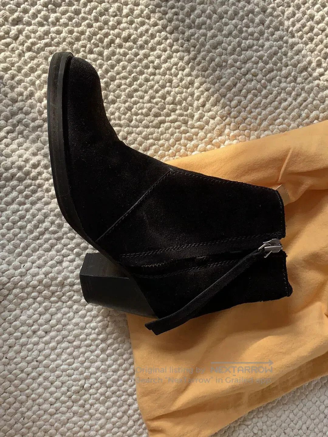 Acne Studios Acne Studios Pistol 37 Suede Ankle Boots. Size US 6 / IT 36 - 2 Thumbnail