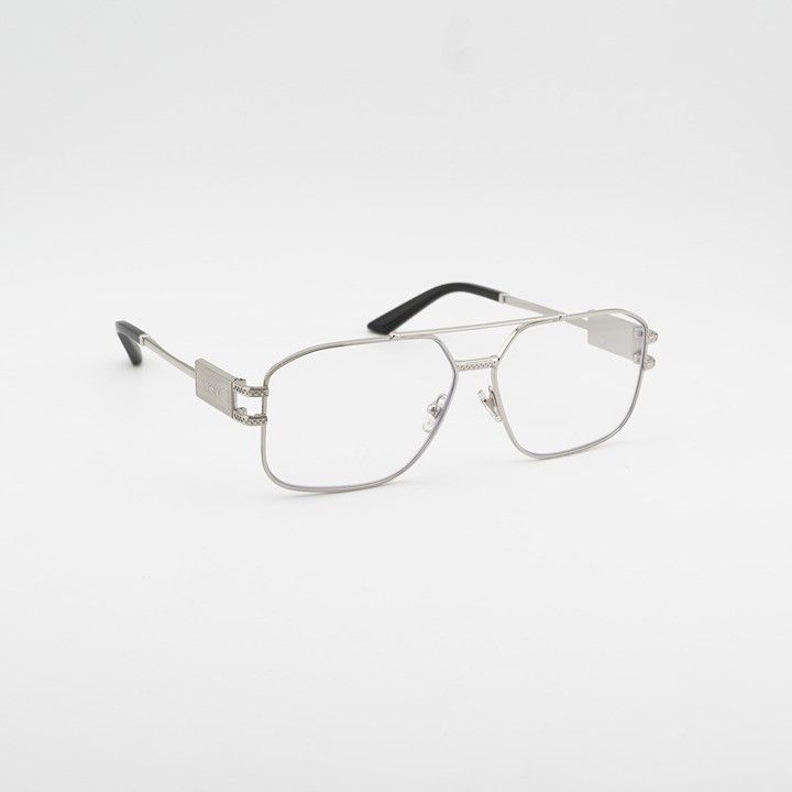 Versace Versace VE1302 1000 Eyeglasses Silver 59mm Aviator Frame Size ONE SIZE - 5 Thumbnail