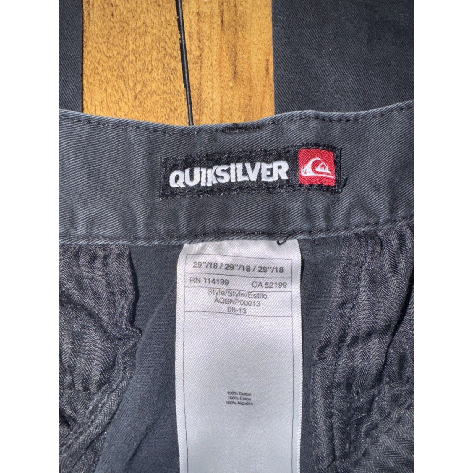 Quiksilver Quicksilver Chino Pants Black 28x29 Men Pants Regular Inseam 29 Chin o Black Men Size US 28 / EU 44 - 4 Thumbnail