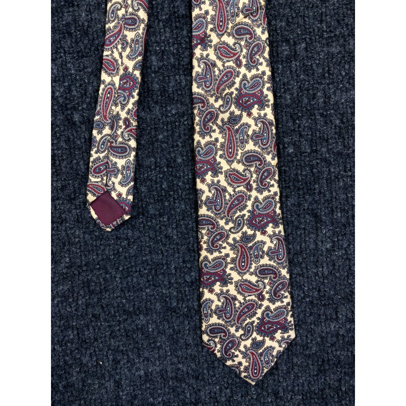 Vintage **Vintage Boston Traders Tie Maroon Beige Paisley** User: Vintage Boston Traders Tie Maroon Beige Paisley Size ONE SIZE - 5 Thumbnail