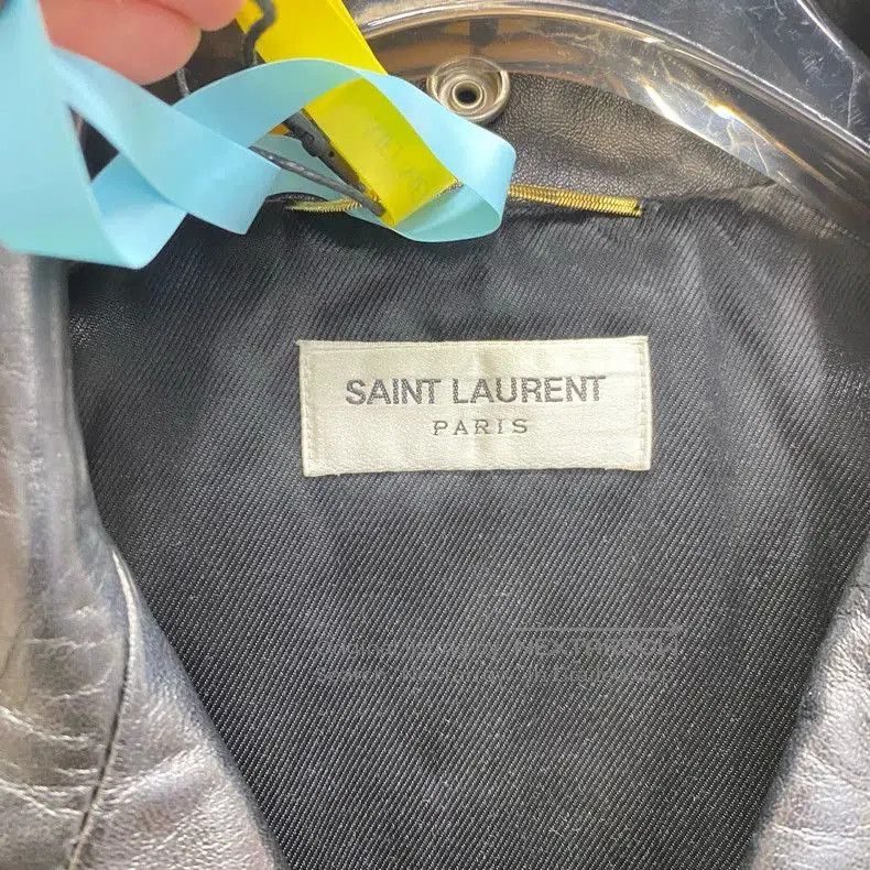 Saint Laurent Paris Saint Laurent Paris Black Leather Jacket Size US M / EU 48-50 / 2 - 3 Thumbnail