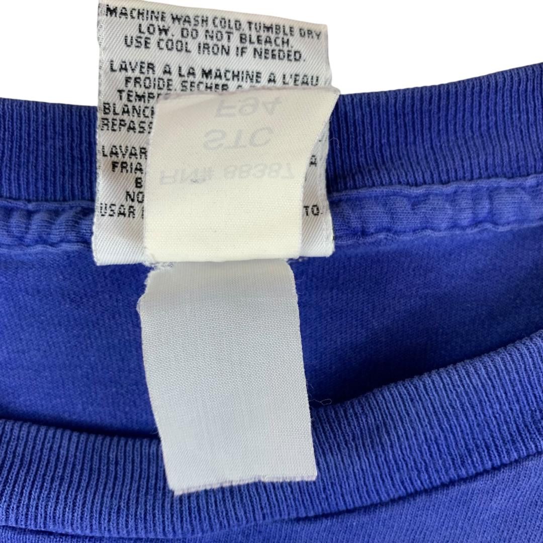 Adidas Vintage 90s ADIDAS soccer blue tee shirt Size US S / EU 44-46 / 1 - 10 Thumbnail