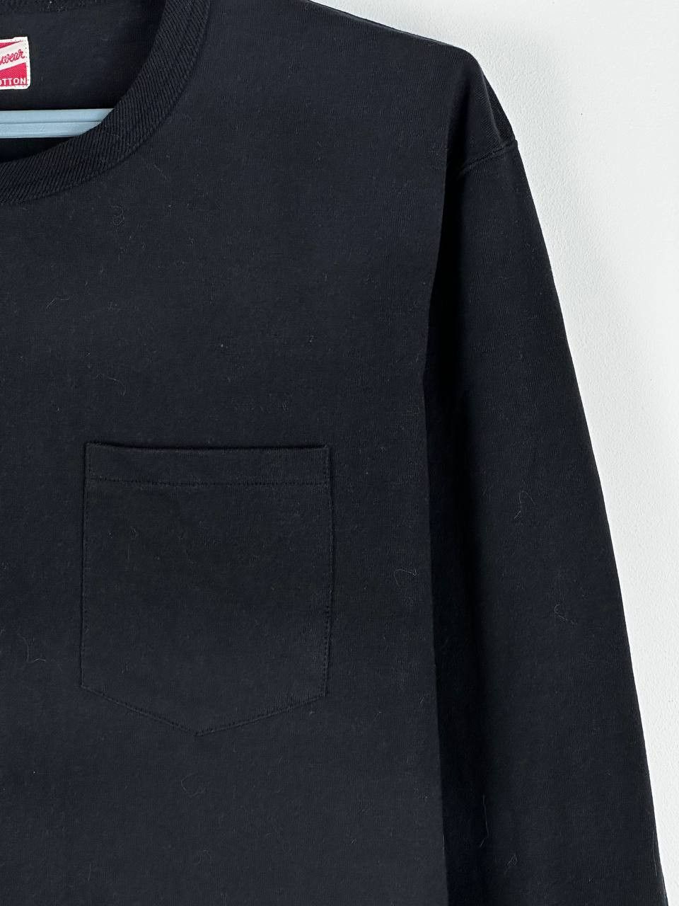 The Real McCoy's Real McCoys LS All Cotton Black Pocket T Shirt Size US L / EU 52-54 / 3 - 4 Thumbnail