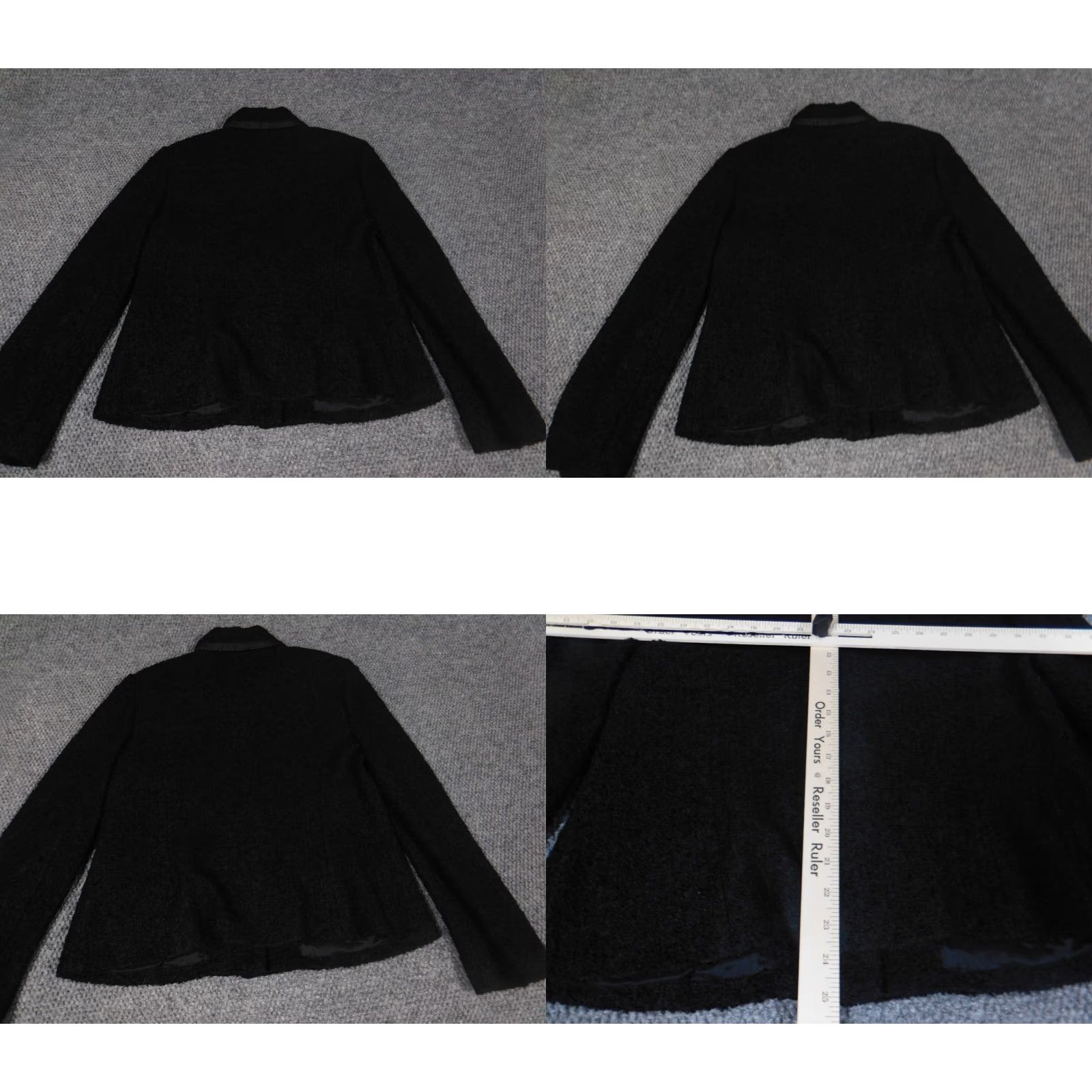 Madison Madison Womens Jacket 10 Black Button Knit Embroidered Polyester Mid-Length Jacket Womens Boys?no Size L / US 10 / IT 46 - 8 Thumbnail