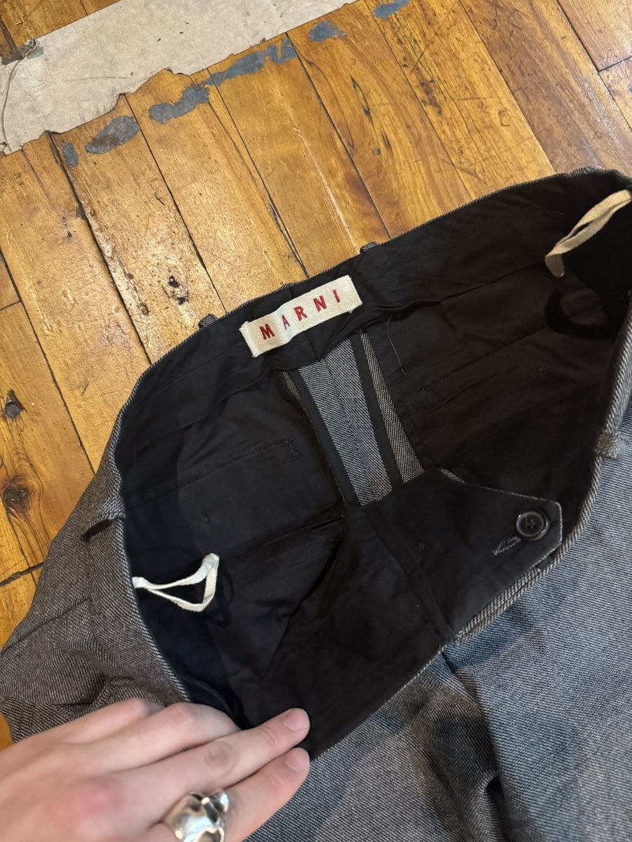 Marni Marni Wool Pants Size US 34 / EU 50 - 2 Thumbnail