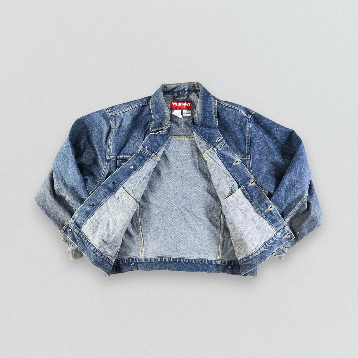 Vintage Vintage Wrangler Denim Jacket Size US L / EU 52-54 / 3 - 3 Thumbnail