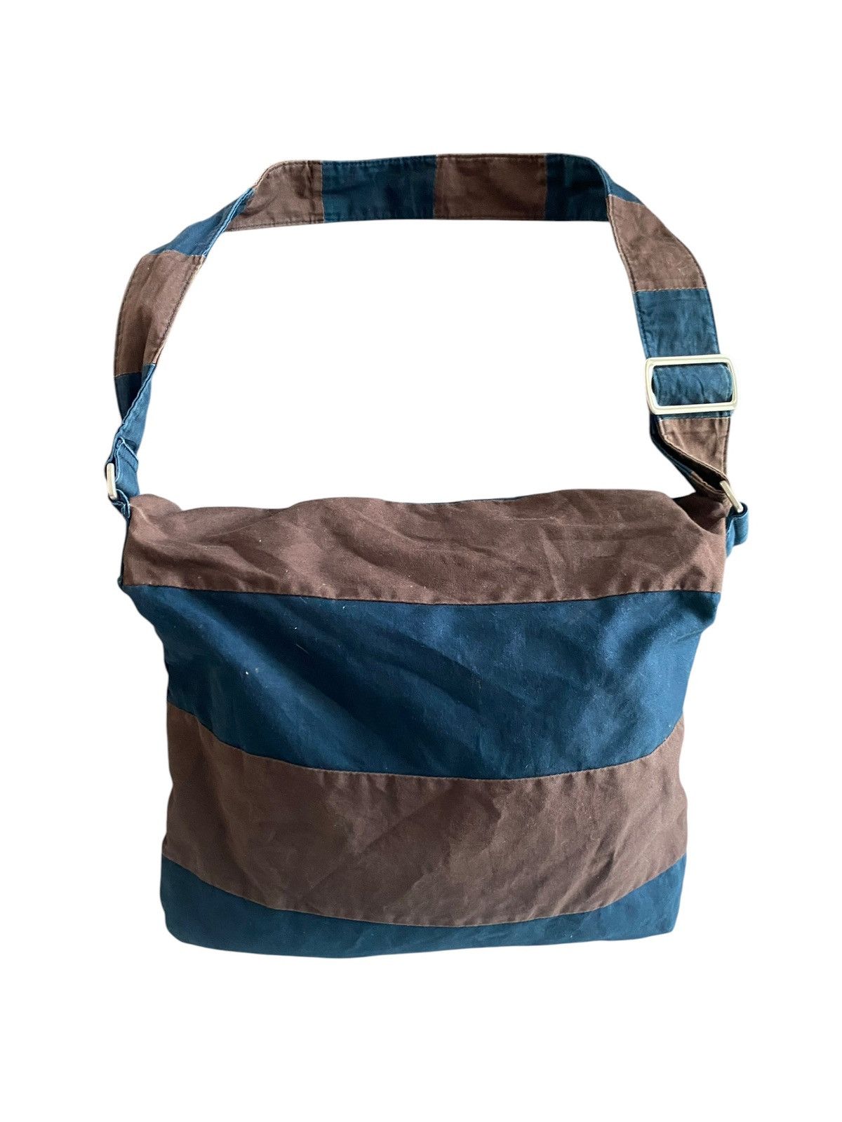 Issey Miyake Archive Japanese Designer Sunao Kuwahara IS Stripe Bag Sling Size ONE SIZE - 1 Thumbnail