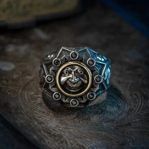 Other 925 Silver Plated Adjustable Devil Clown Ring for Men Women Size ONE SIZE - 1 Thumbnail