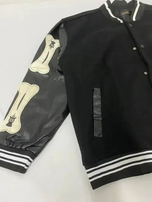 VIBE New Collection Cool Bones Varsity Jacket Bomber Jacket Size US M / EU 48-50 / 2 - 4 Thumbnail