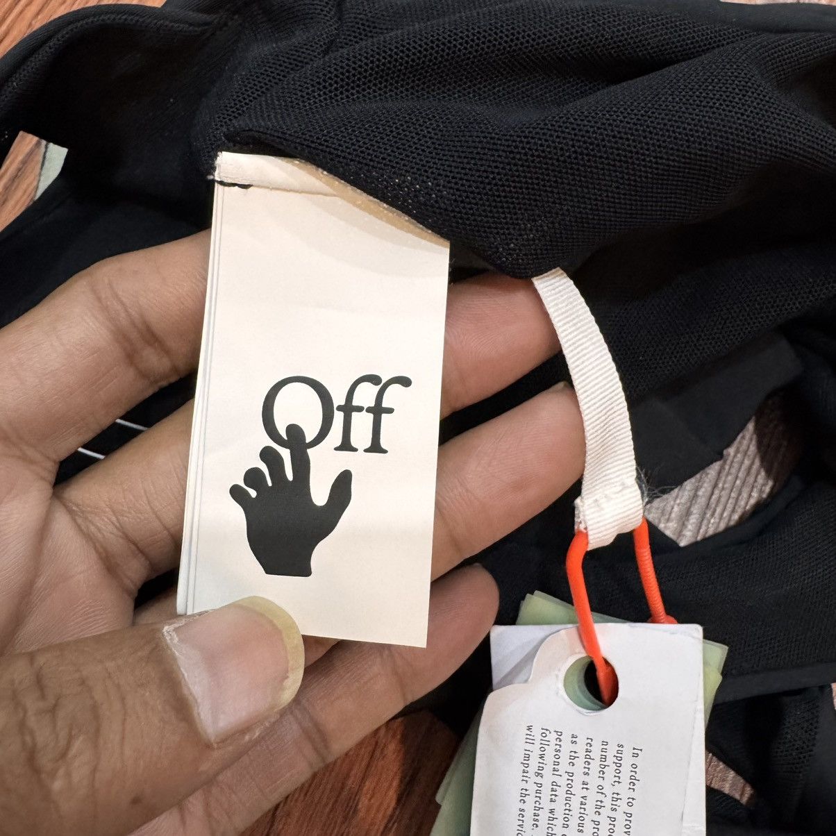 Off-White Off white Logo Band Active Bra in Stretch Nylon Size S / US 4 / IT 40 - 7 Thumbnail