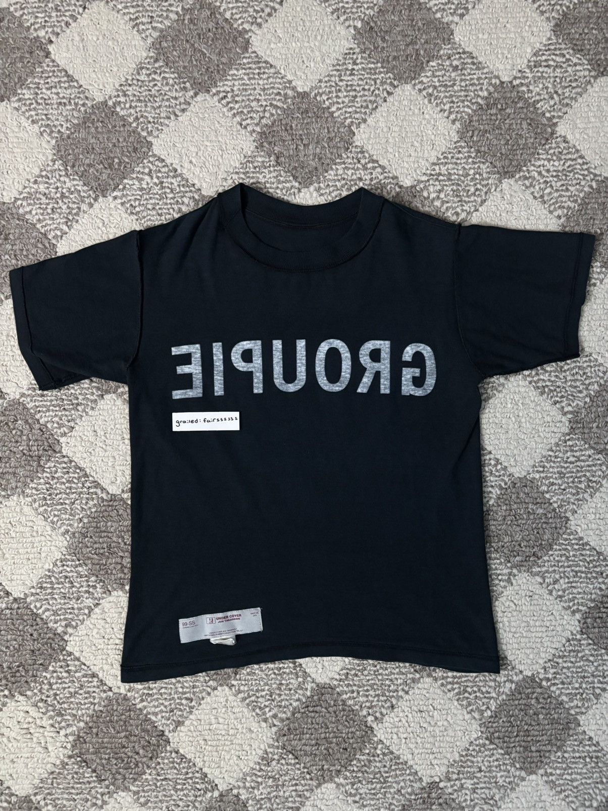 Undercover yellow undercover 1999 reversible groupie tee | Grailed