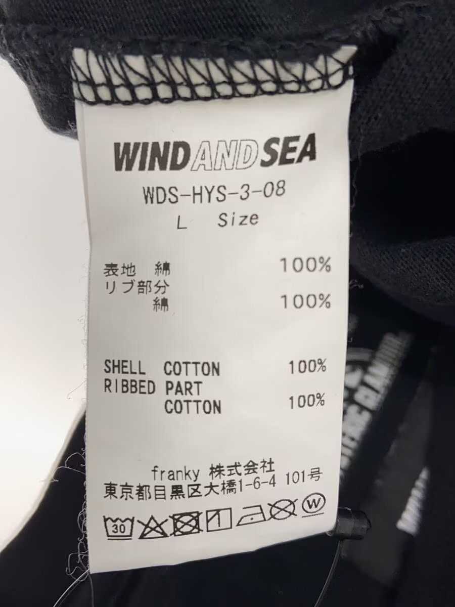 Hysteric Glamour Hysteric Glm x Wind & Sea Double Name Plain Ctn Tee Black Size US L / EU 52-54 / 3 - 4 Thumbnail
