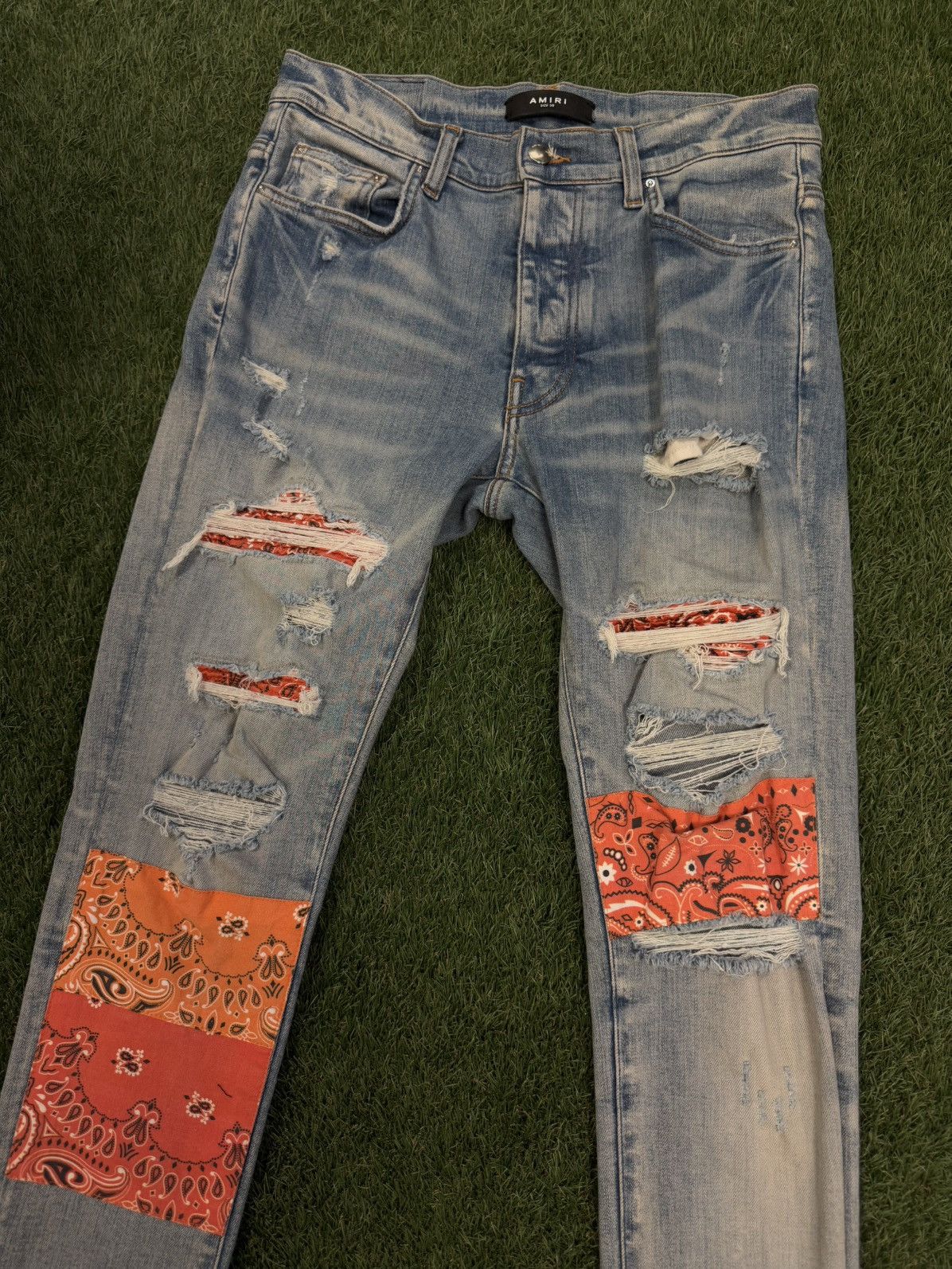 Amiri Amiri Jeans Orange Patch Size 30 Clean Condition 🧼 Size US 30 / EU 46 - 4 Thumbnail