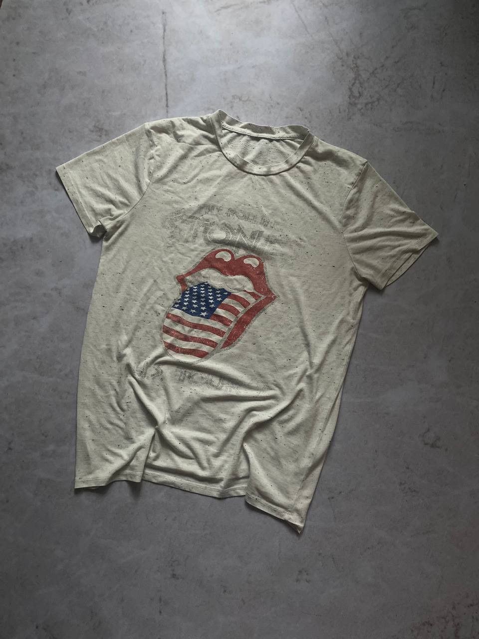 Band Tees × The Rolling Stones × Vintage Vintage The Rolling Stones US Tour Band Tee Y2k Rock T Shirt Size US M / EU 48-50 / 2 - 3 Thumbnail