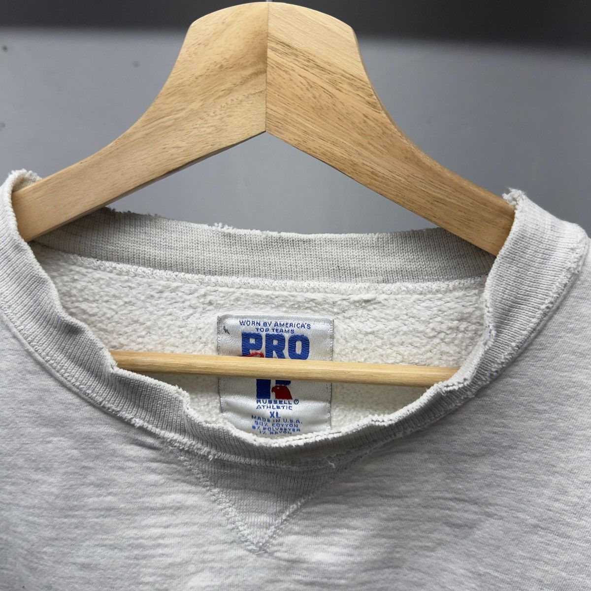 Vintage Thrashed Distressed Texas Christian Sweatshirt ERD Grunge Size US XL / EU 56 / 4 - 6 Thumbnail