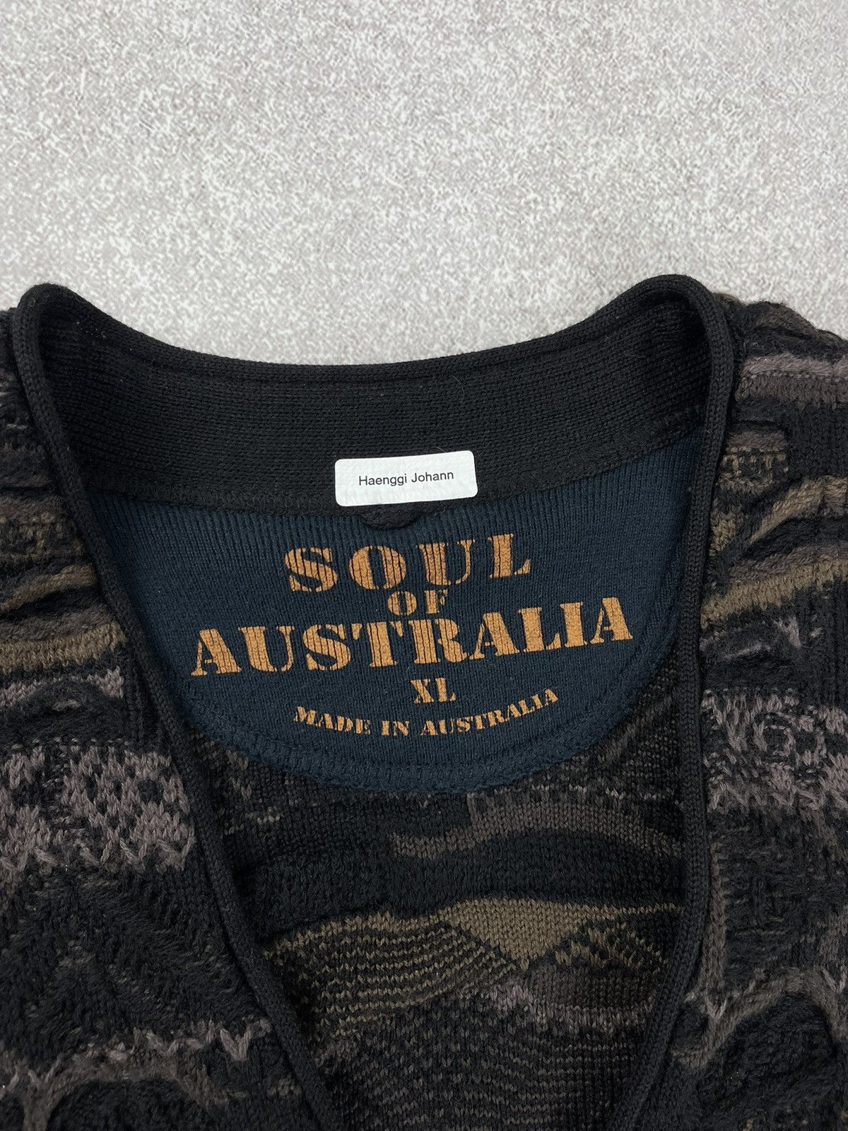 Coogi × Vintage Vintage Coogi Soul of Australia Knit Sweater Cardigan Size US XL / EU 56 / 4 - 8 Thumbnail