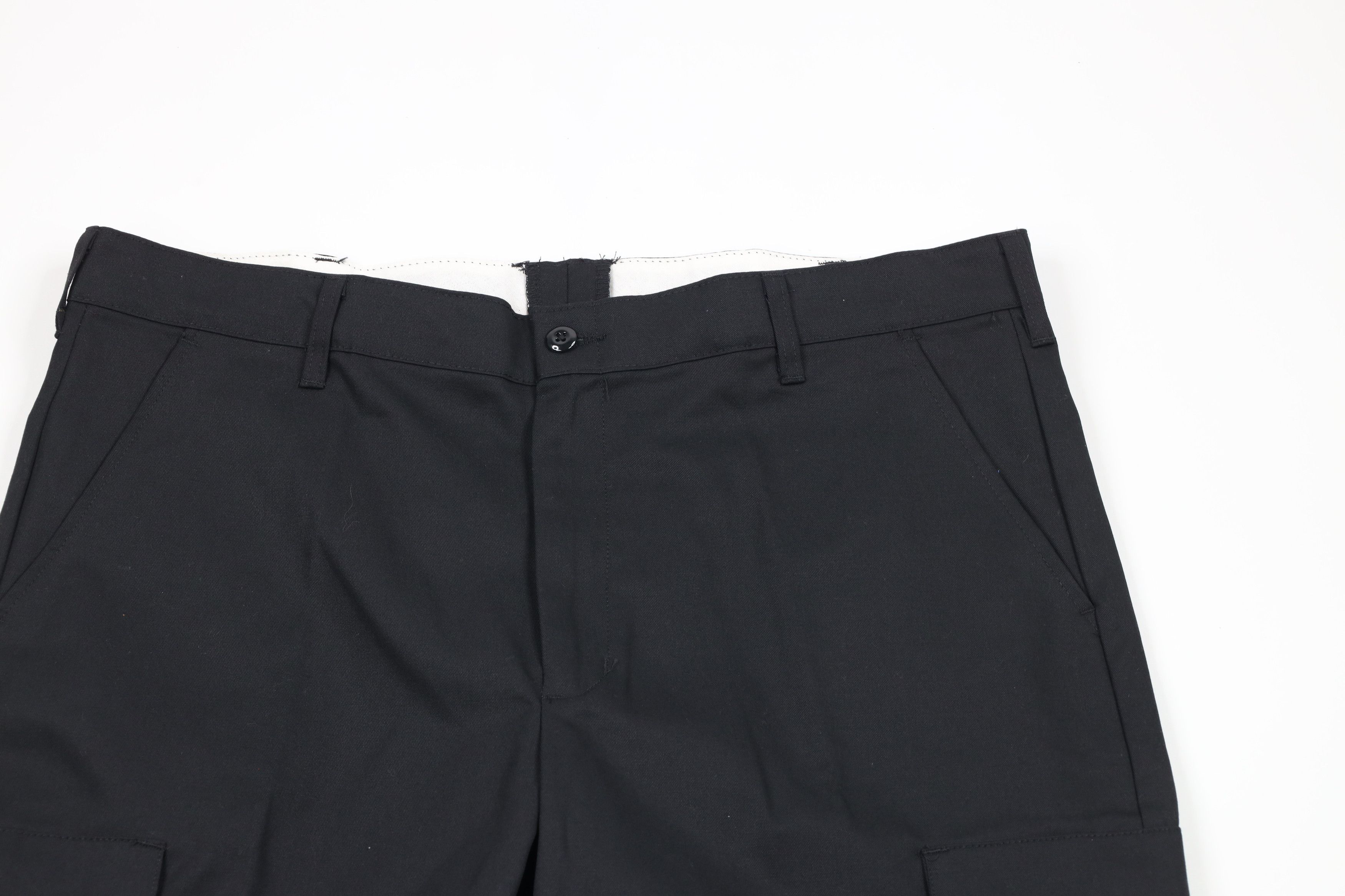Vintage Vintage 90s Streetwear Wide Leg Cargo Work Pants Black Size US 40 / EU 56 - 2 Thumbnail