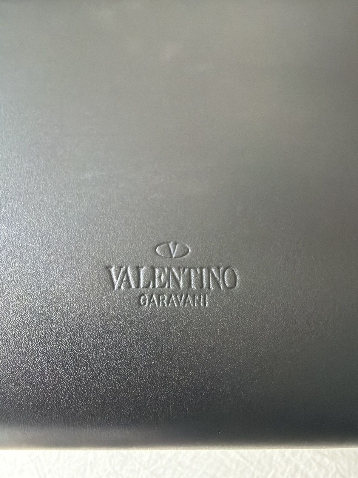 Valentino Valentino Garavani VLTN Black Leather Tote Bag w/ Pouch Size ONE SIZE - 7 Thumbnail