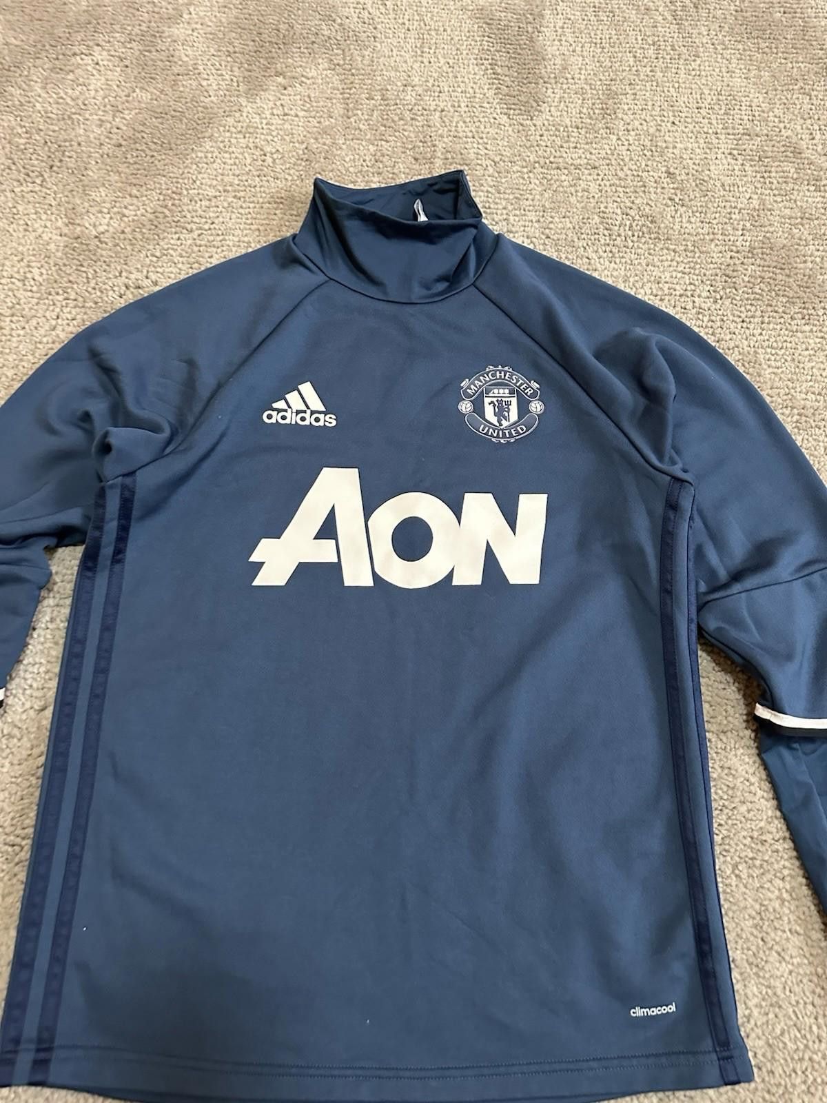 Adidas MENS FC MANCHESTER UNITED 2016/2017 SHIRT SOCCER FOOTBALL Size US S / EU 44-46 / 1 - 4 Thumbnail