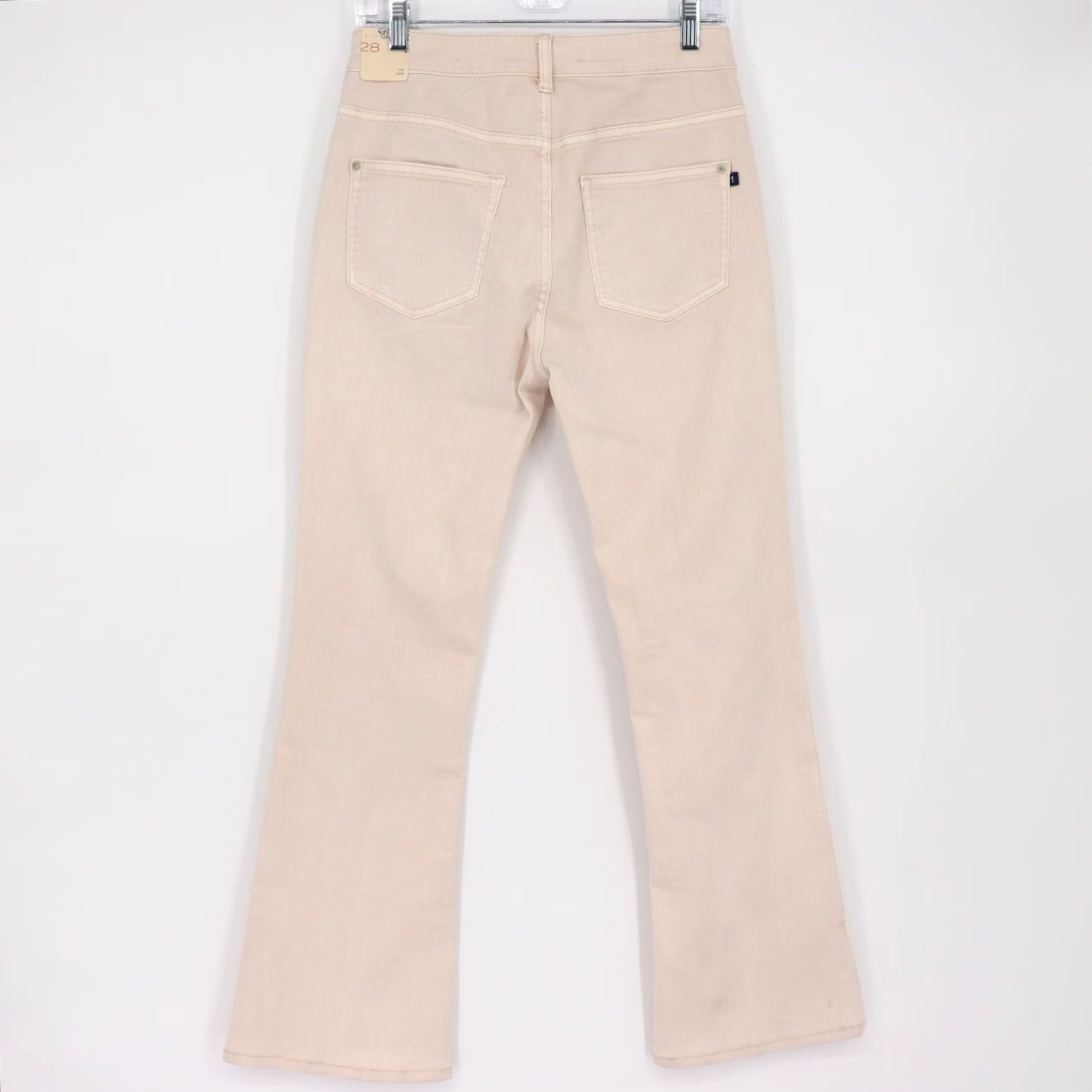 Vintage VINTAGE? (No) Pilcro The Icon Flare Jeans Pink High Rise Womens 28 Jeans Slim Flare 5-Pocket Denim Pink Blush 28 Womens Size 28" / US 6 / IT 42 - 6 Thumbnail