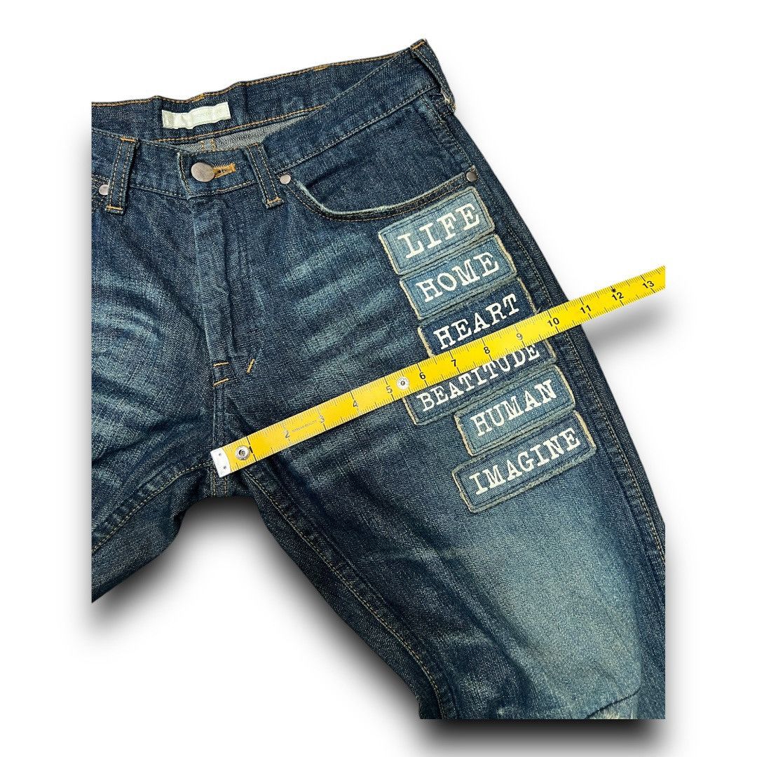 Japanese Brand × Number (N)ine NUMBER NINE DISTRESSED AND PATCHES JAPANESE BRAND DENIM Size US 31 - 18 Thumbnail