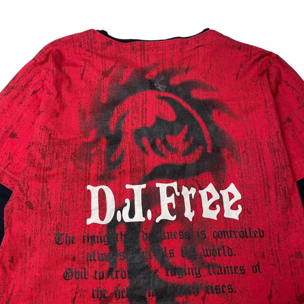 Hysteric Glamour 2000's D.J.Free Tribal Poem Longsleeve Size US S / EU 44-46 / 1 - 3 Thumbnail