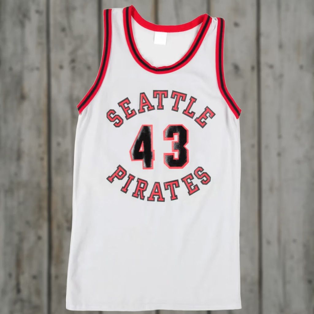 Vintage VINTAGE Seattle Pirates Jersey Shirt Unisex Adults Small Grey Red Trim 43 Tank Top Size US S / EU 44-46 / 1 - 1 Thumbnail