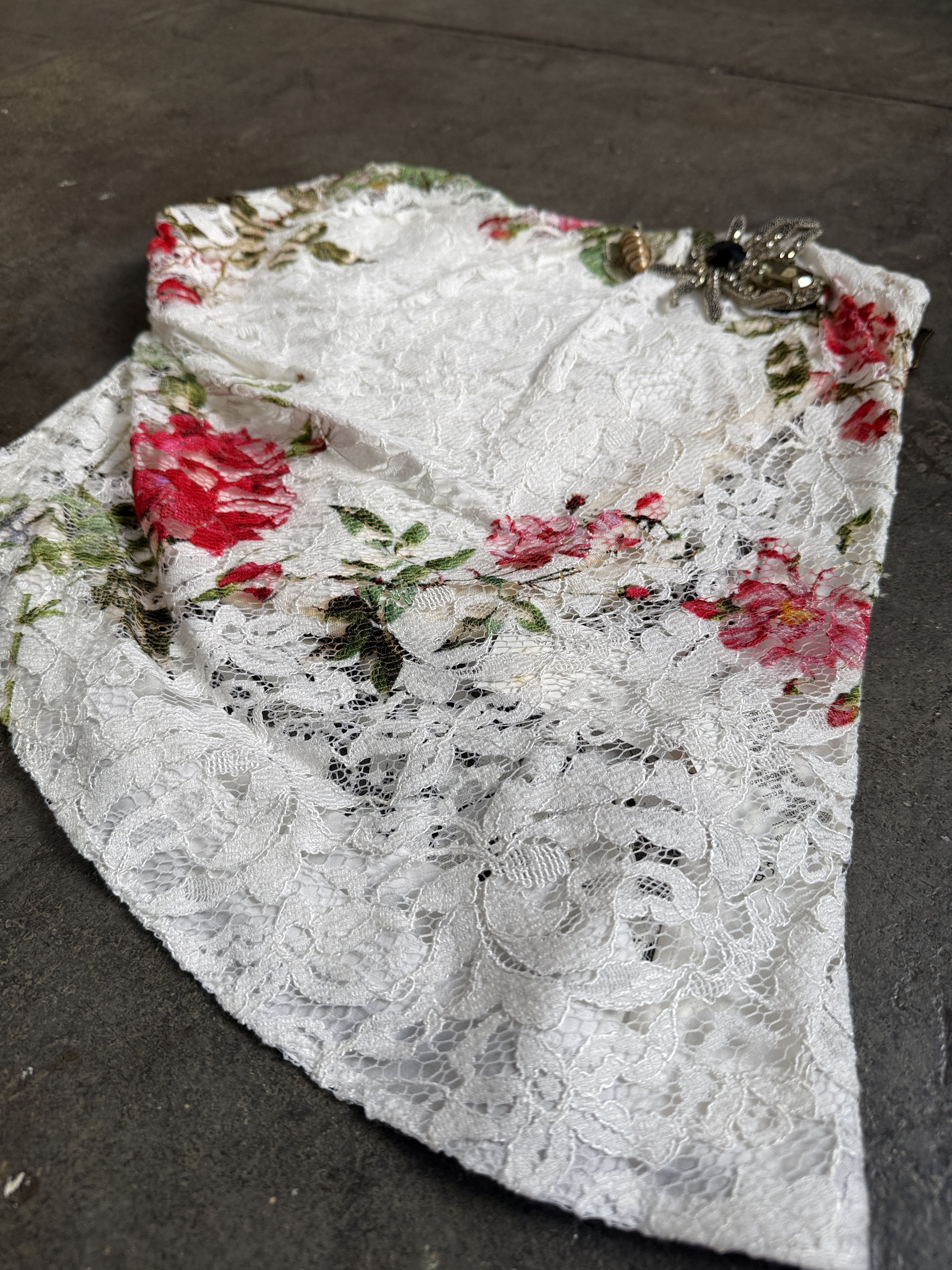 Vivienne Westwood Red Label INSANE S/S 2016 Lotus Flower Lace Corset Size S / US 4 / IT 40 - 19 Thumbnail