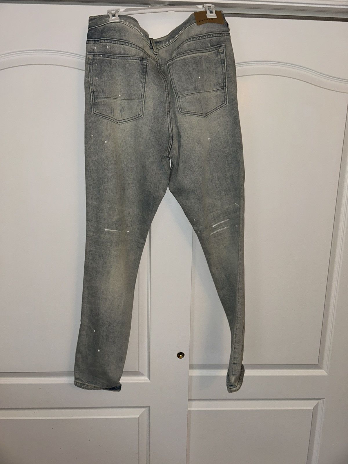 Pacsun Slim fit PacSun ripped jeans with paint designsize 34x32 Size US 34 / EU 50 - 4 Thumbnail