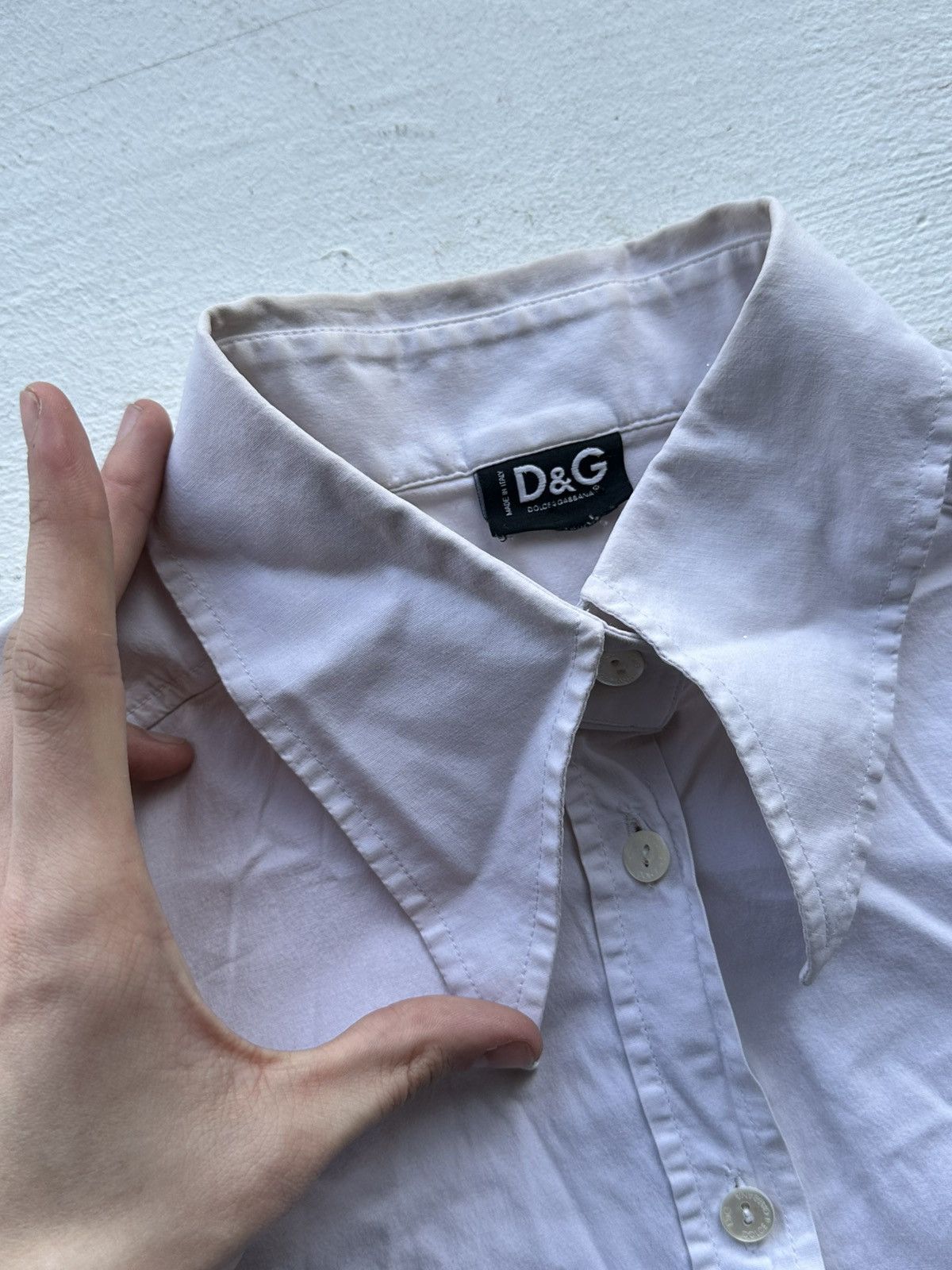 Designer × Dolce & Gabbana × Vintage 🚨VNTG Dolce & Gabbana SHIRT BUTTON UP very rare 00s LUXURY Size M / US 6-8 / IT 42-44 - 4 Thumbnail