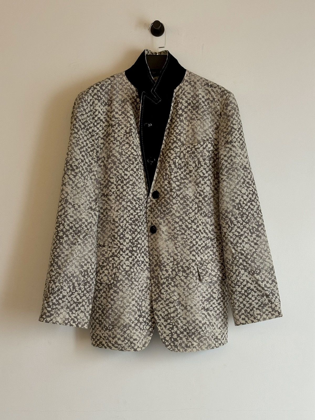 Ann Demeulemeester Ann Demeulemeester | 2006 Distressed Snowflake Suit Jacket Size 46R - 1 Thumbnail