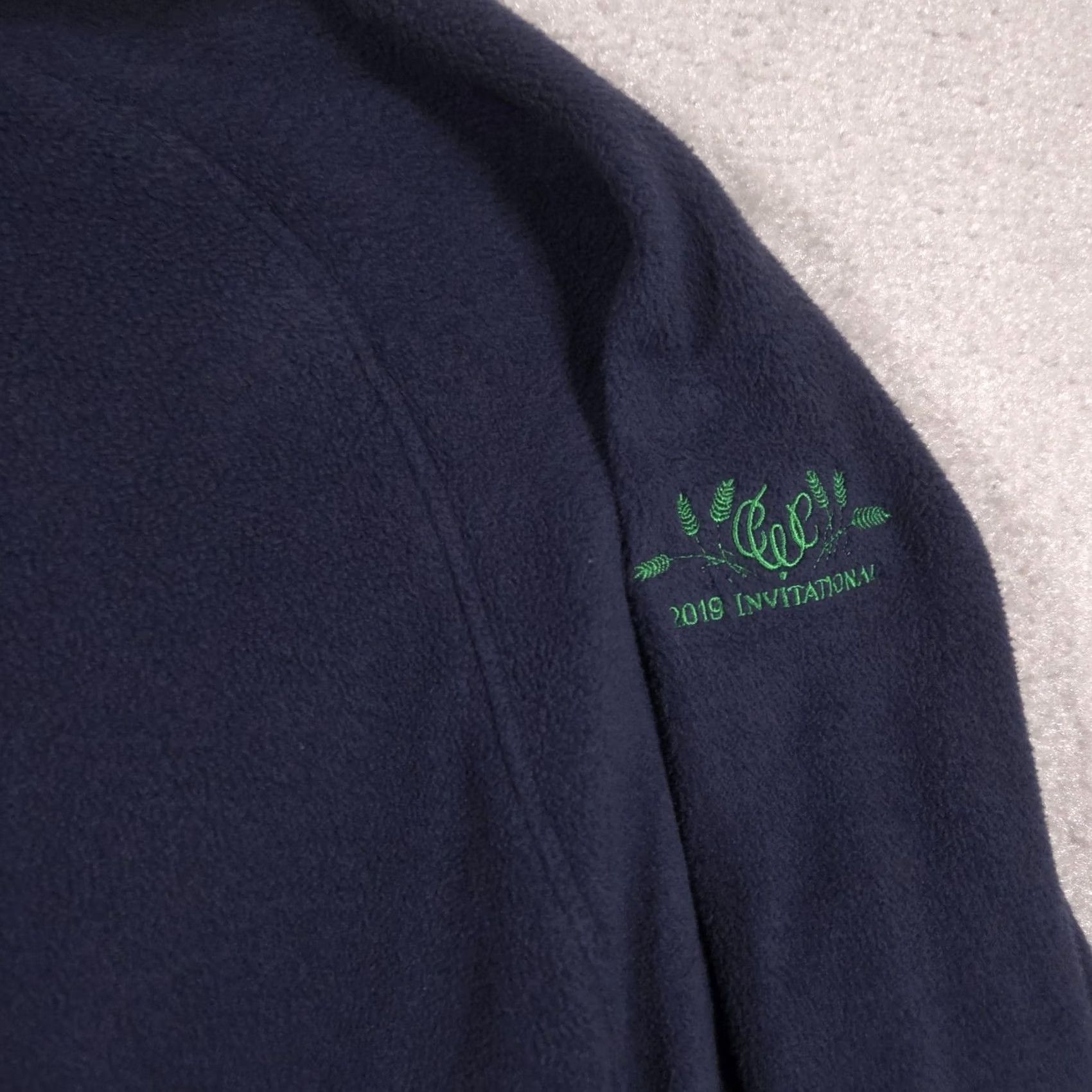 Peter Millar Peter Millar Pullover Mens 2XL Blue Fleece 1/4 Zip Mock Neck Golf Invitational Size US XXL / EU 58 / 5 - 4 Thumbnail