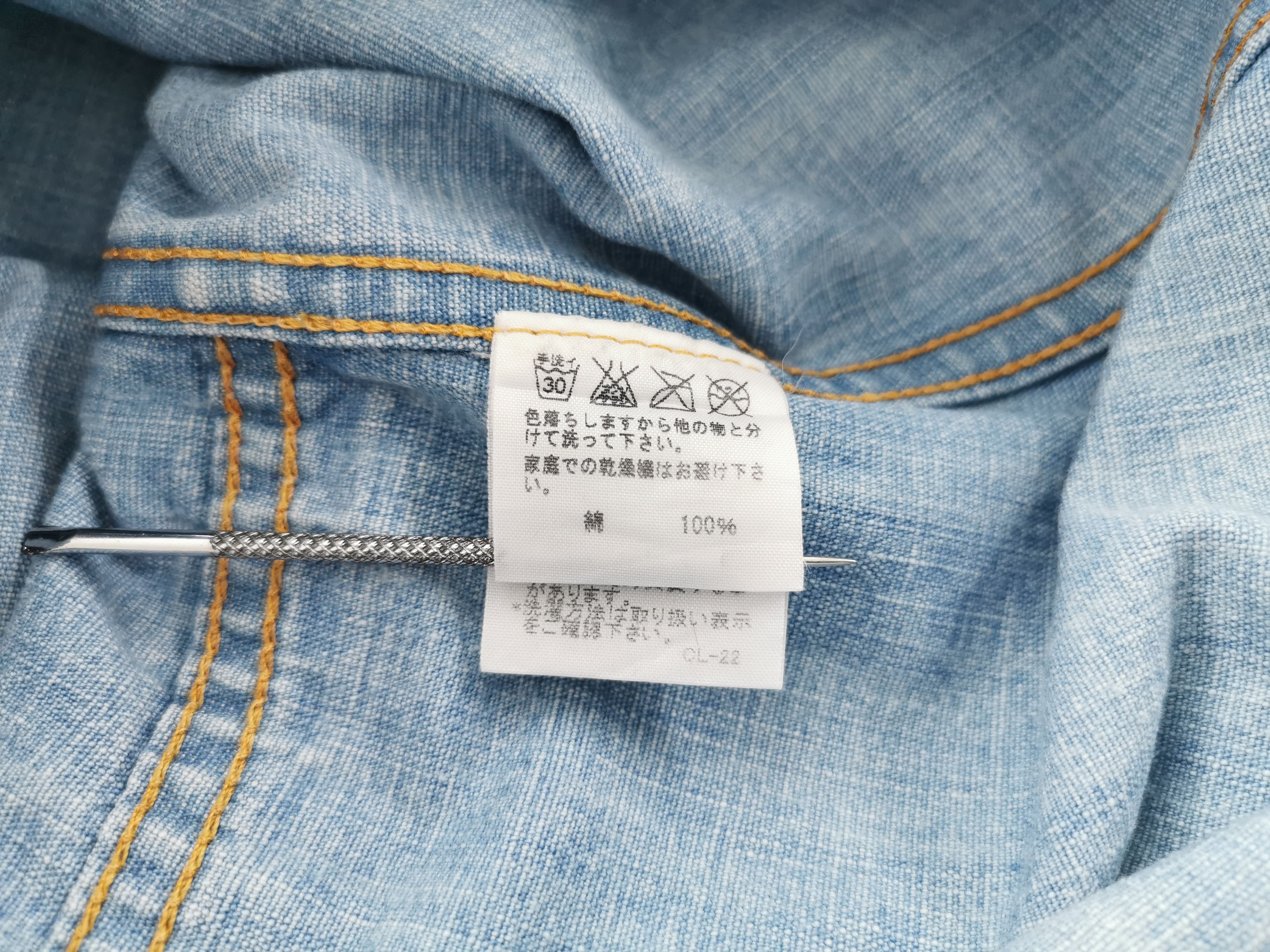 Issey Miyake × Ne-Net Distressed Vintage Ne-Net X Issey Miyake Denim Dress Size M Size XS / US 0-2 / IT 36-38 - 7 Thumbnail