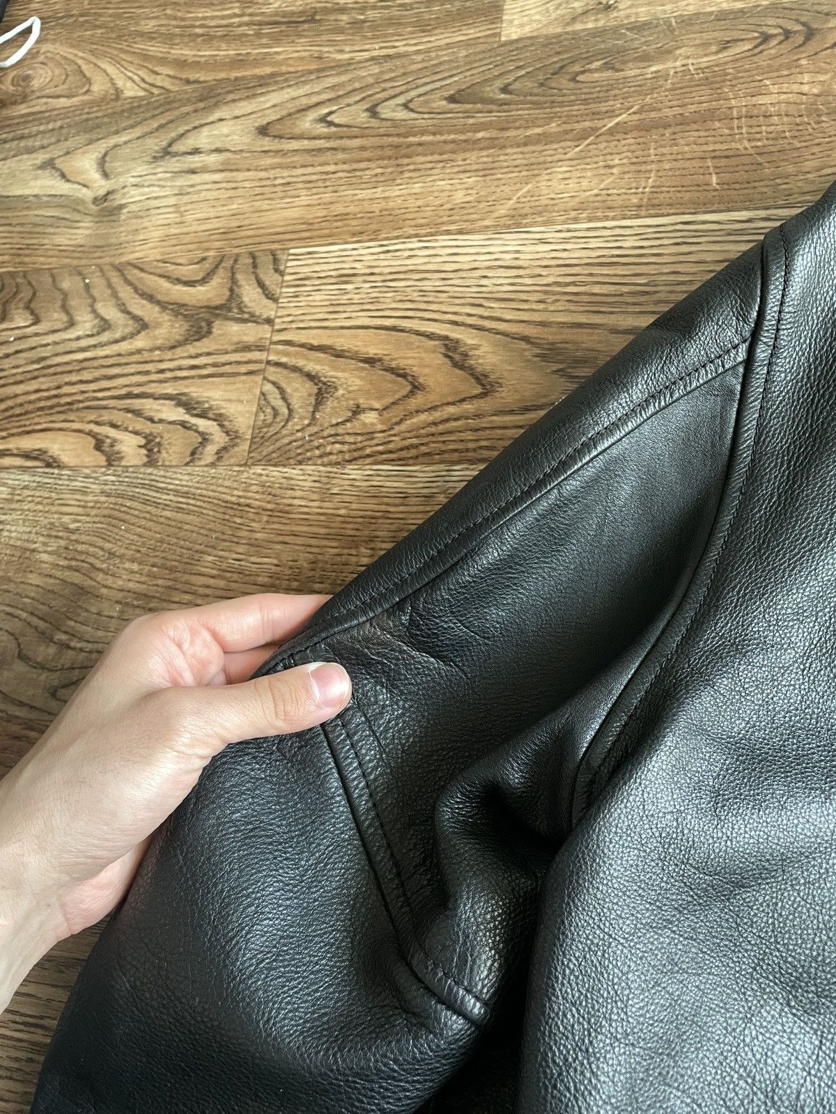 Harley Davidson × Vintage CRAZY HARLEY DAVIDSON LEATHER JACKET Size US XL / EU 56 / 4 - 22 Thumbnail