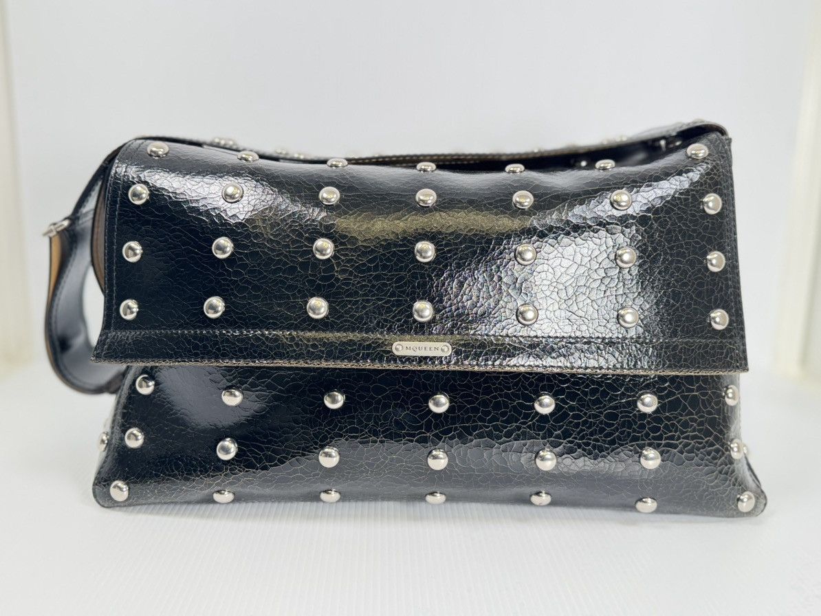 Alexander McQueen Alexander McQueen Large Studded Leather Shoulder Bag Size ONE SIZE - 2 Thumbnail