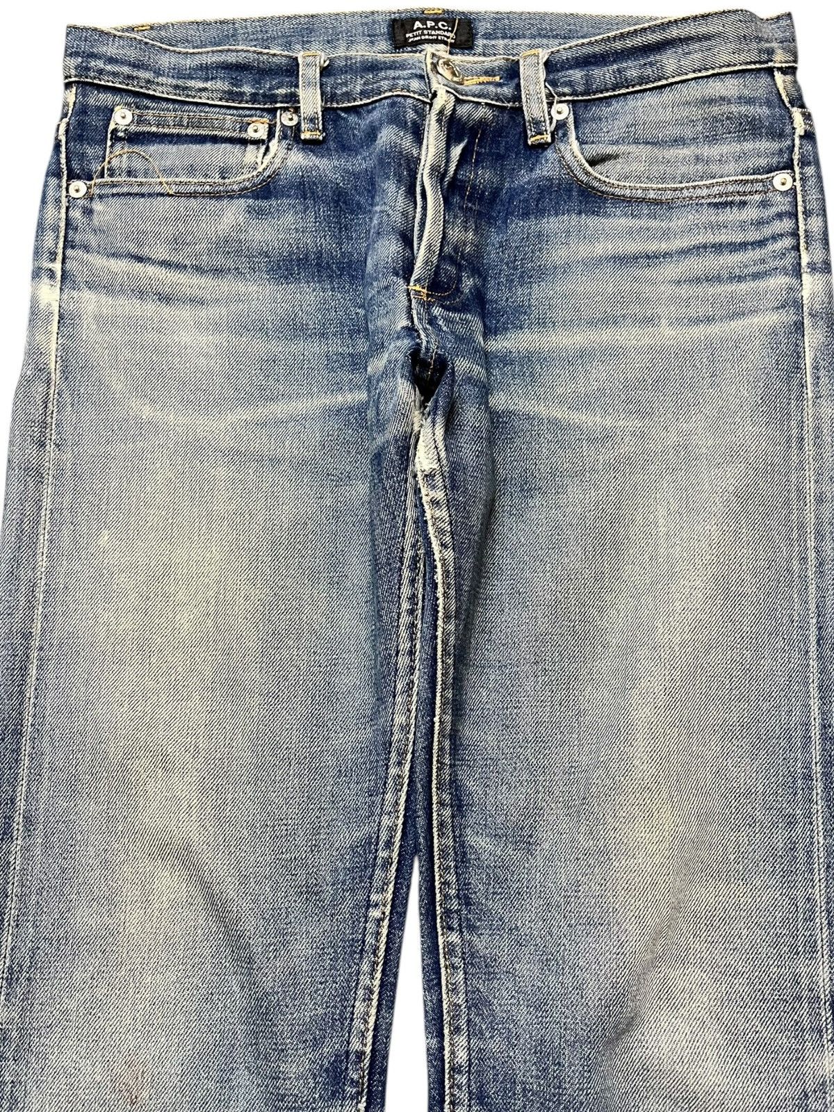 A.P.C. Vintage A.P.C Selvedge Faded Whiskers Denim Size US 31 - 2 Thumbnail
