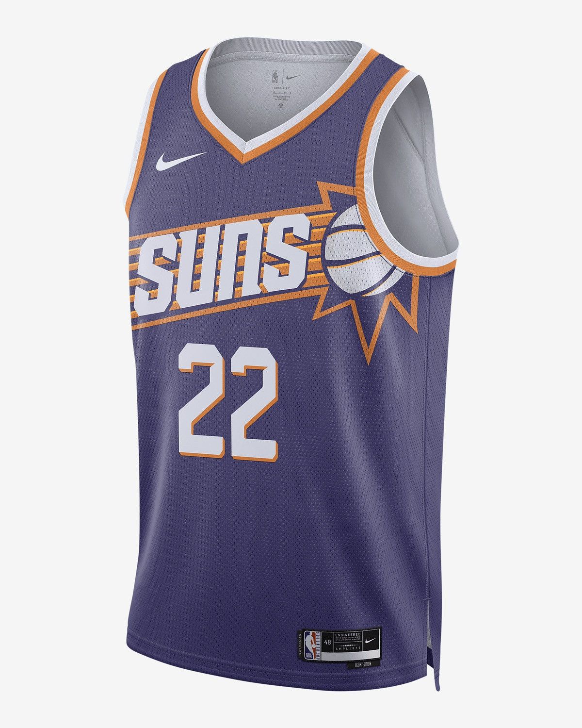 Nike Nike Phoenix Suns Ayton Icon Edition Dri-Fit NBA Swingman Size US M / EU 48-50 / 2 - 1 Thumbnail