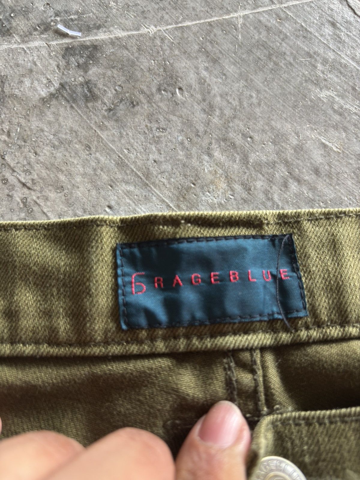 Hysteric Glamour double waist rageblue japanese punk grunge army green color Size US 33 - 7 Thumbnail