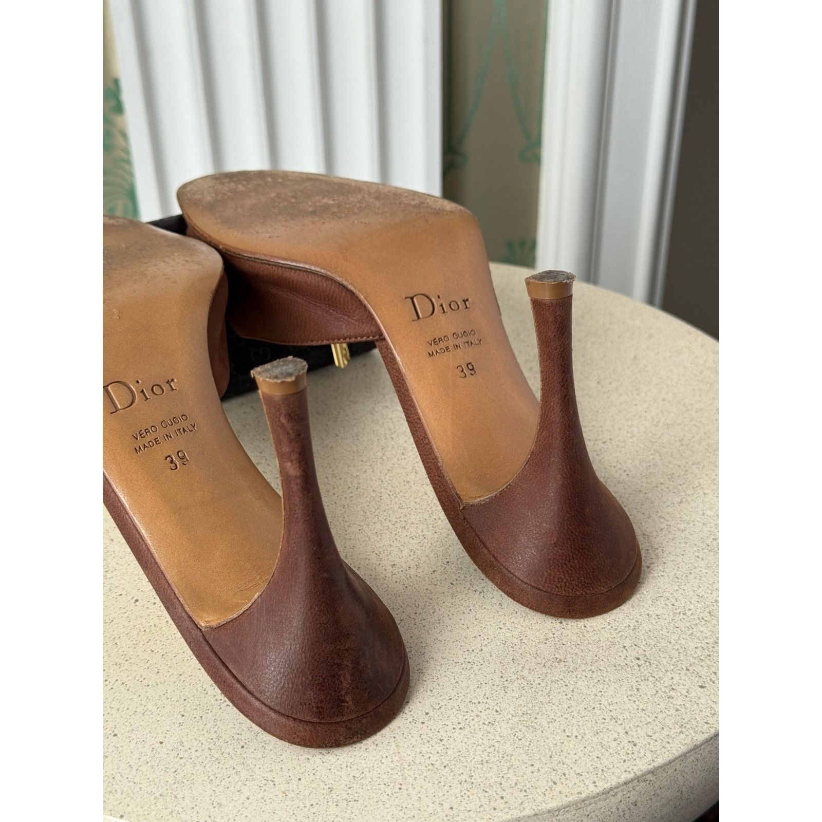Dior 2002 Vintage Dior Mules by John Galliano with Lock & Keys Size US 9 / IT 39 - 7 Thumbnail