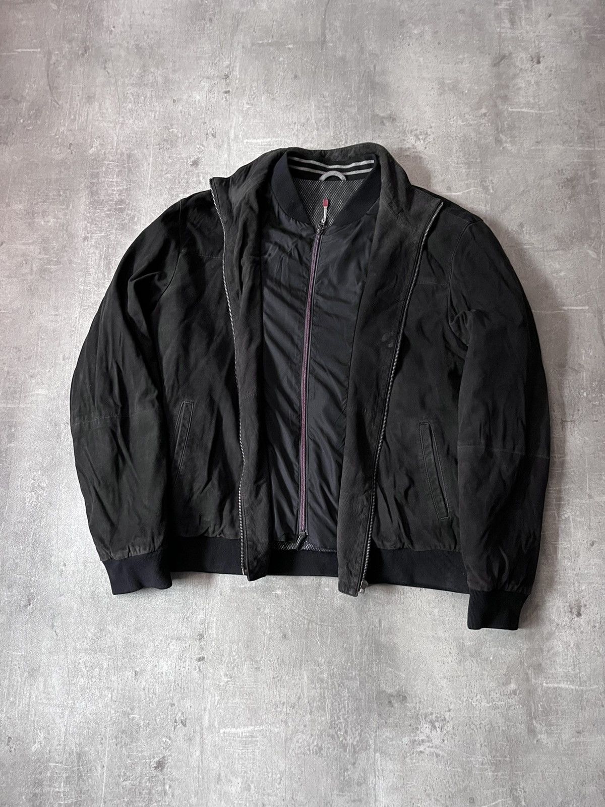 Ermenegildo Zegna Ermenegildo Zegna sude leather jacket Zegna Sport Size US XXL / EU 58 / 5 - 2 Thumbnail