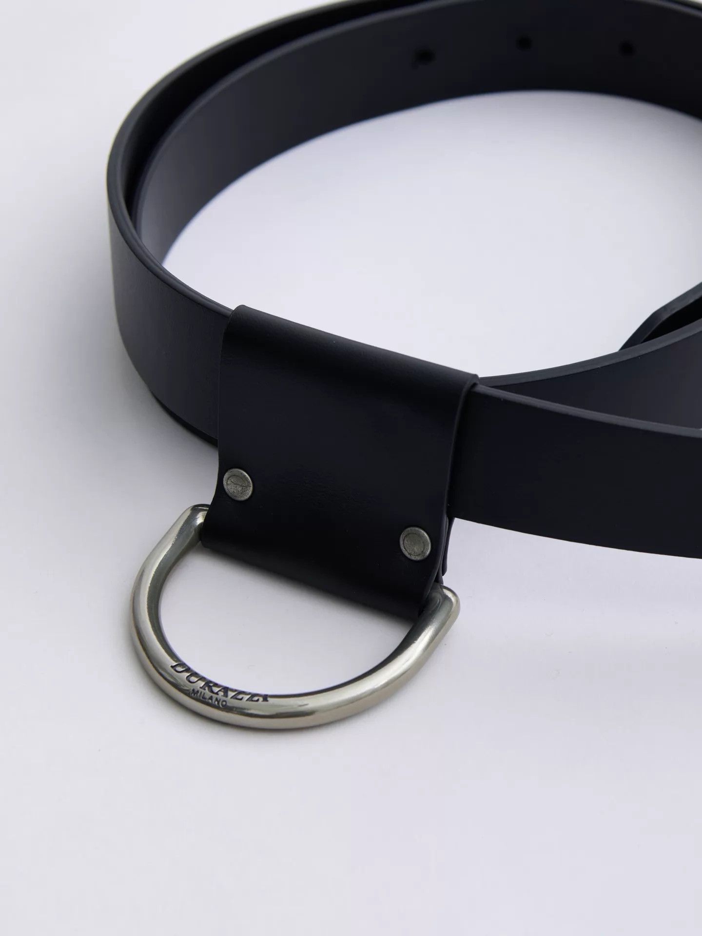 Other Durazzi Milano Leather D-Ring Belt Size ONE SIZE - 6 Thumbnail