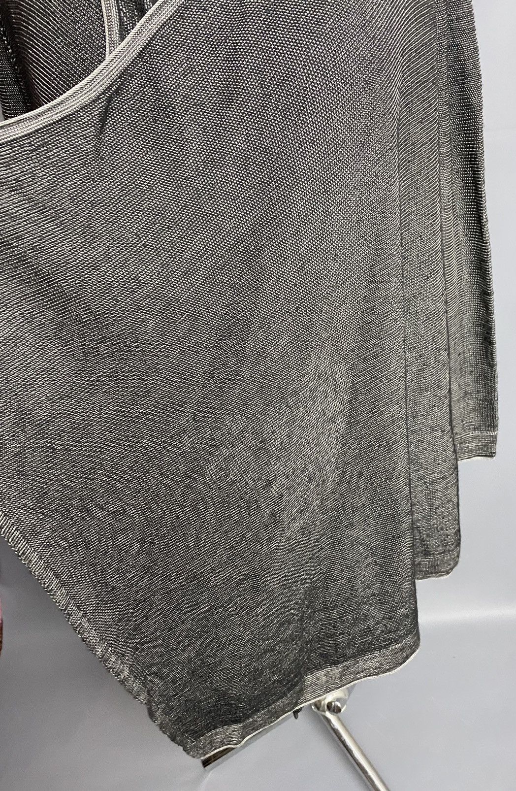 Diesel Diesel Wool Viscose Open Knit Cardigan Gray Graphic Eye XS Size XS / US 0-2 / IT 36-38 - 6 Thumbnail